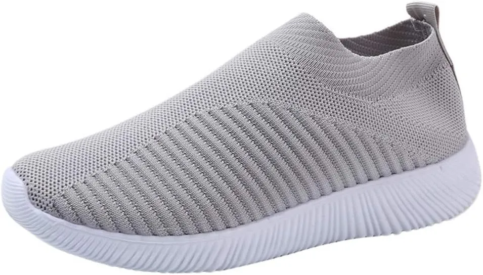 Mens Slip On Sneakers Beach Shoes Women Mens Casual Sneakers Lightweight Round Toe Slip On Casual Mens Loafers Dress Shoes White Platform Sneakers for Women