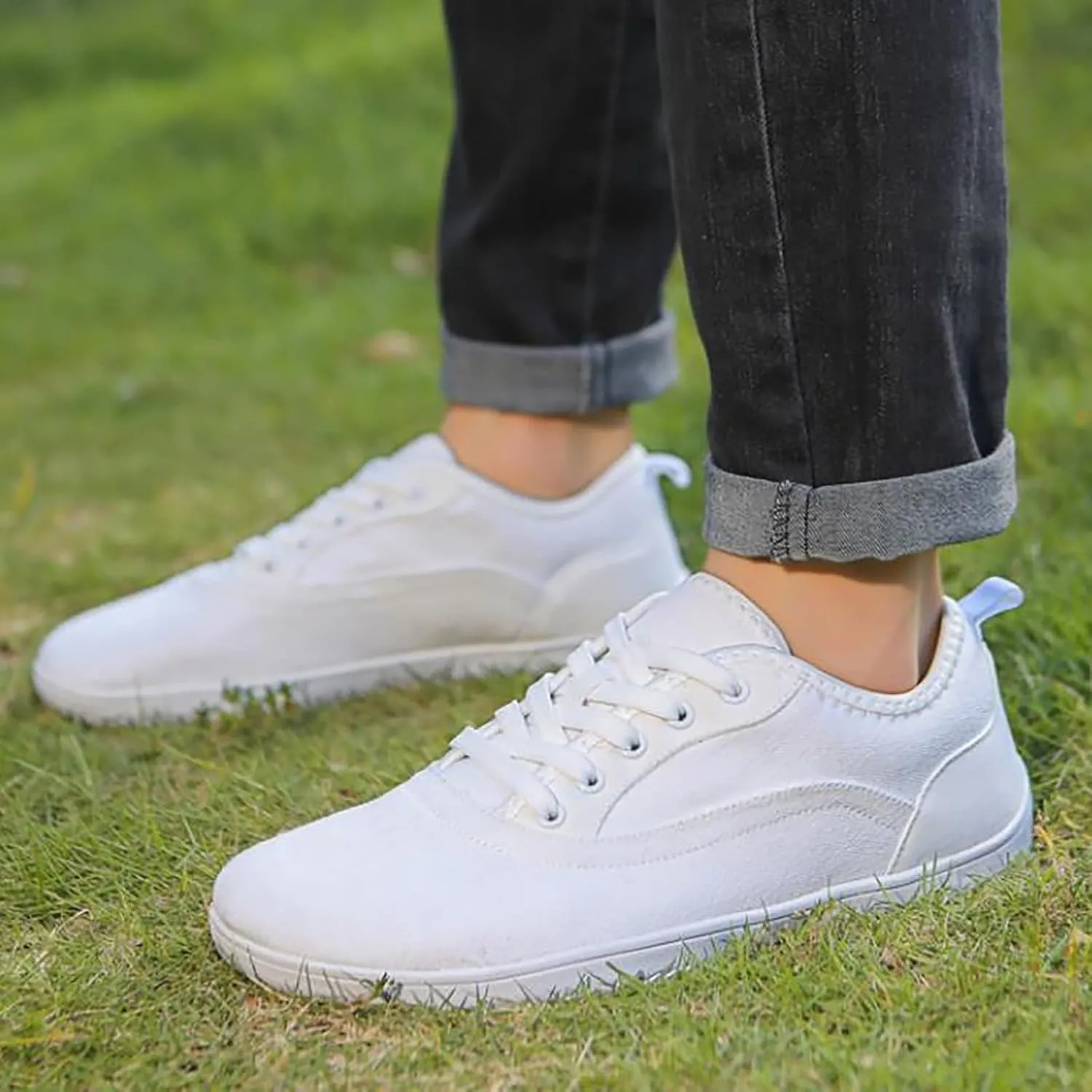 Mens Sneakers Men's Dress Shoes Running Shoes Womens Lightweight Slip on Non Slip Low Top Casual Mens Loafers Casual Slip On Sneakers for Men Wide Width