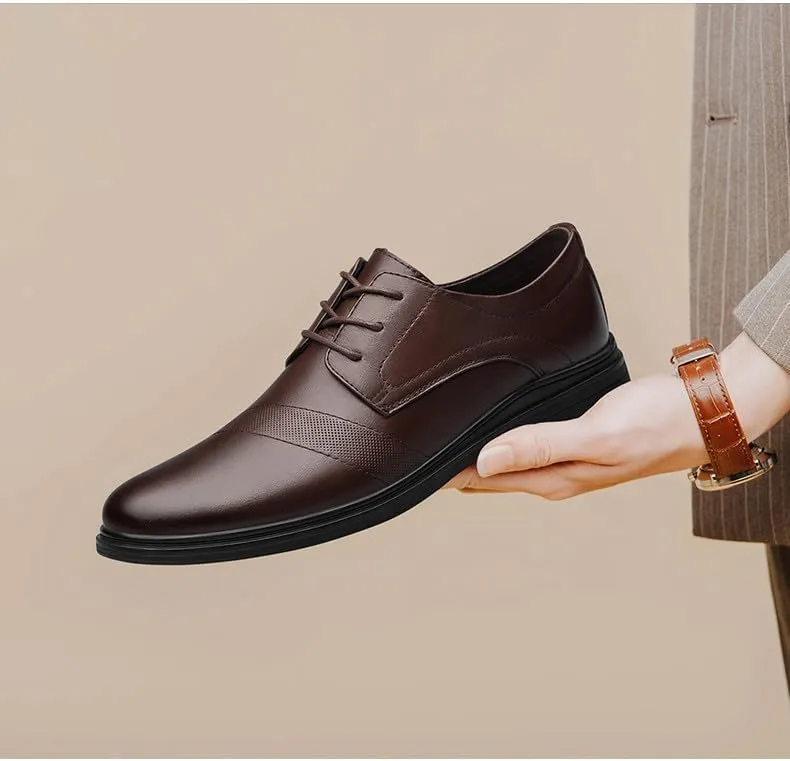 MWX Men's Dress Oxford Shoes Classic Wingtip Toe Formal Lace Up Shoes