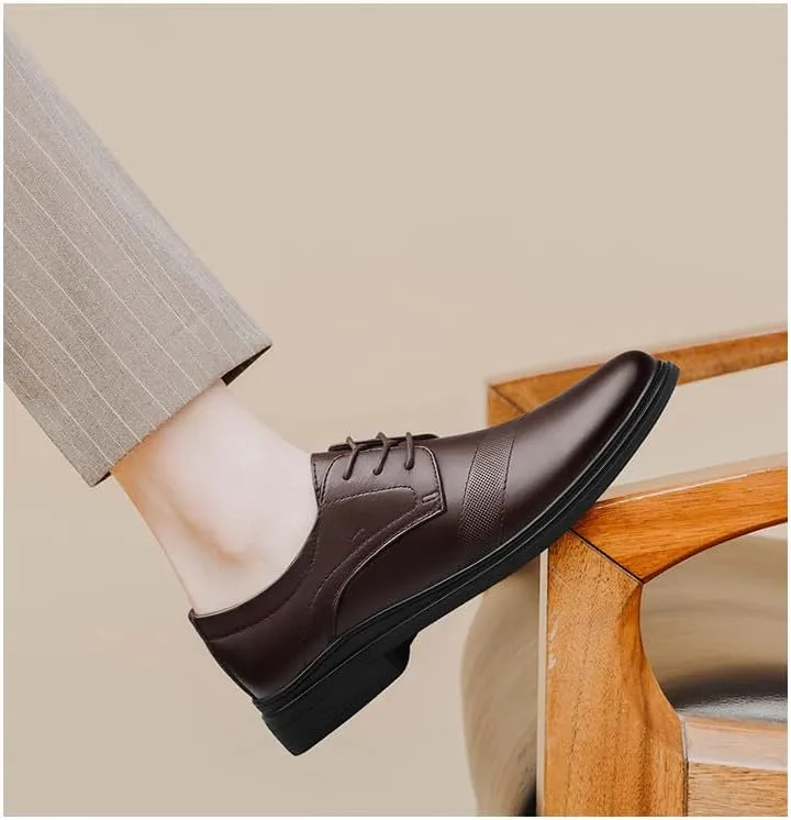 MWX Men's Dress Oxford Shoes Classic Wingtip Toe Formal Lace Up Shoes