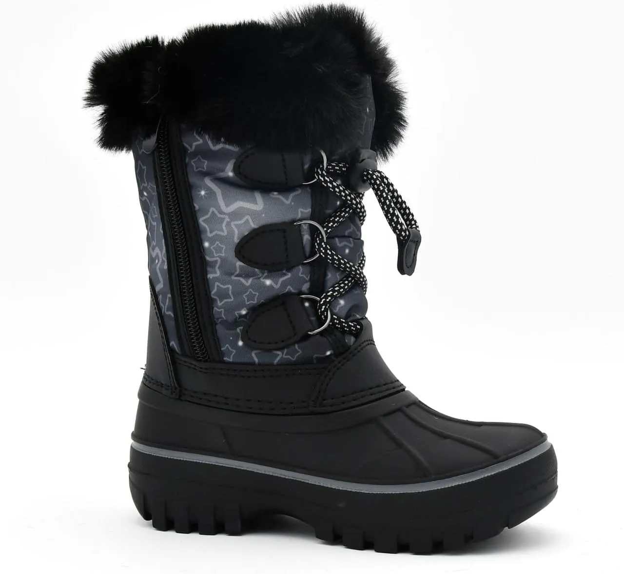 Nova Mountain Light Up Boots Boys Girls Little Kids Winter Snow Boots