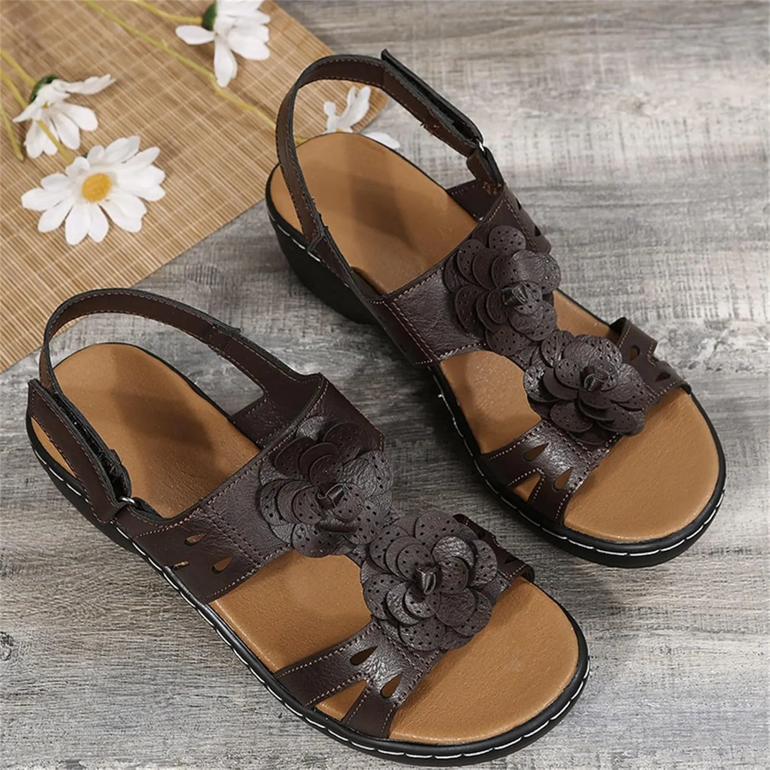 Orthopedic Sandals for Women, Women Platform Sandals Casual Summer Beach Flip Flops Sandals Breathable Wedge Sandals Shoes
