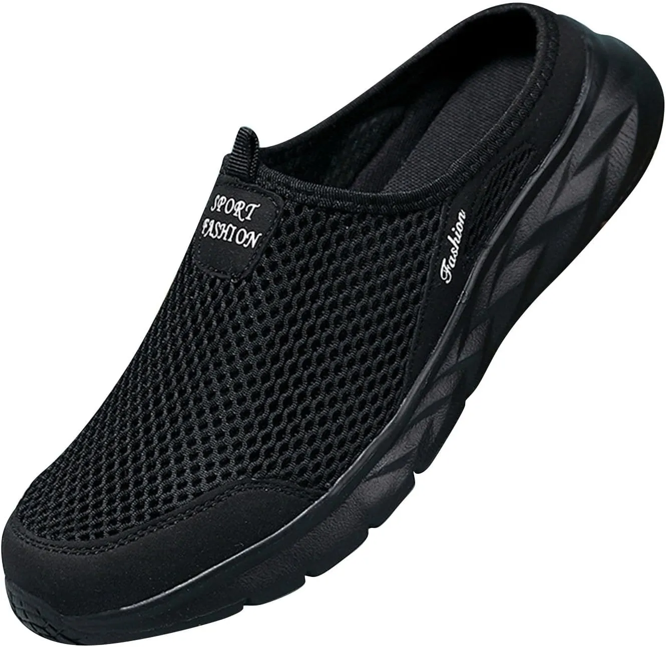 Orthopedic Walking Shoes Mules for Men 2025 Casual Mesh Summer Slip-On Breathable Slippers Closed Toe Mens Slingback Slides with Arch-Support