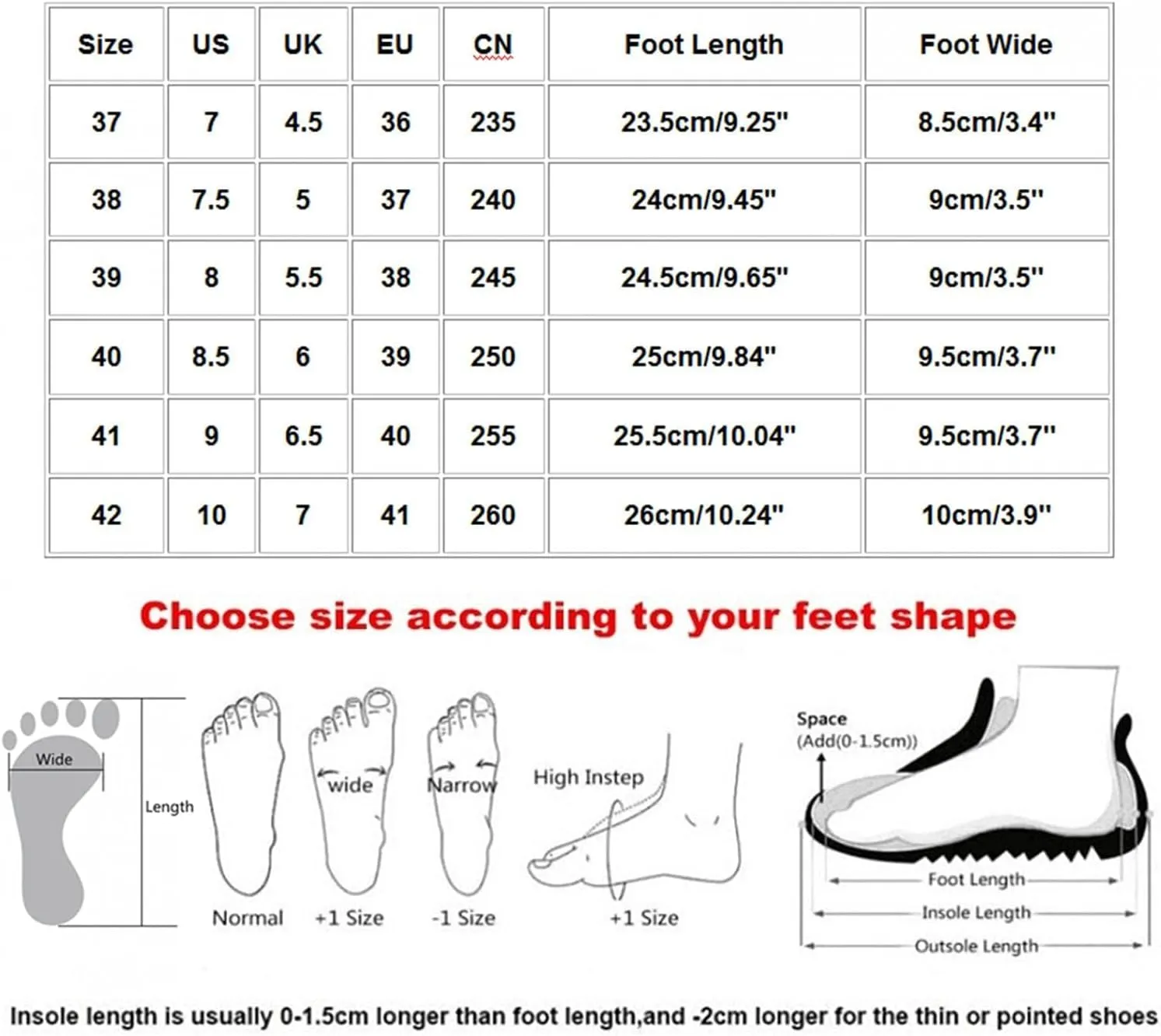 Platform Fashion Sneakers for Women, Breathable V Cut Chunky Bottom Flats Slip On Loafers,Anti Skid Thick Mid Heels Low Top Work Nurse Driving Walking Shoes