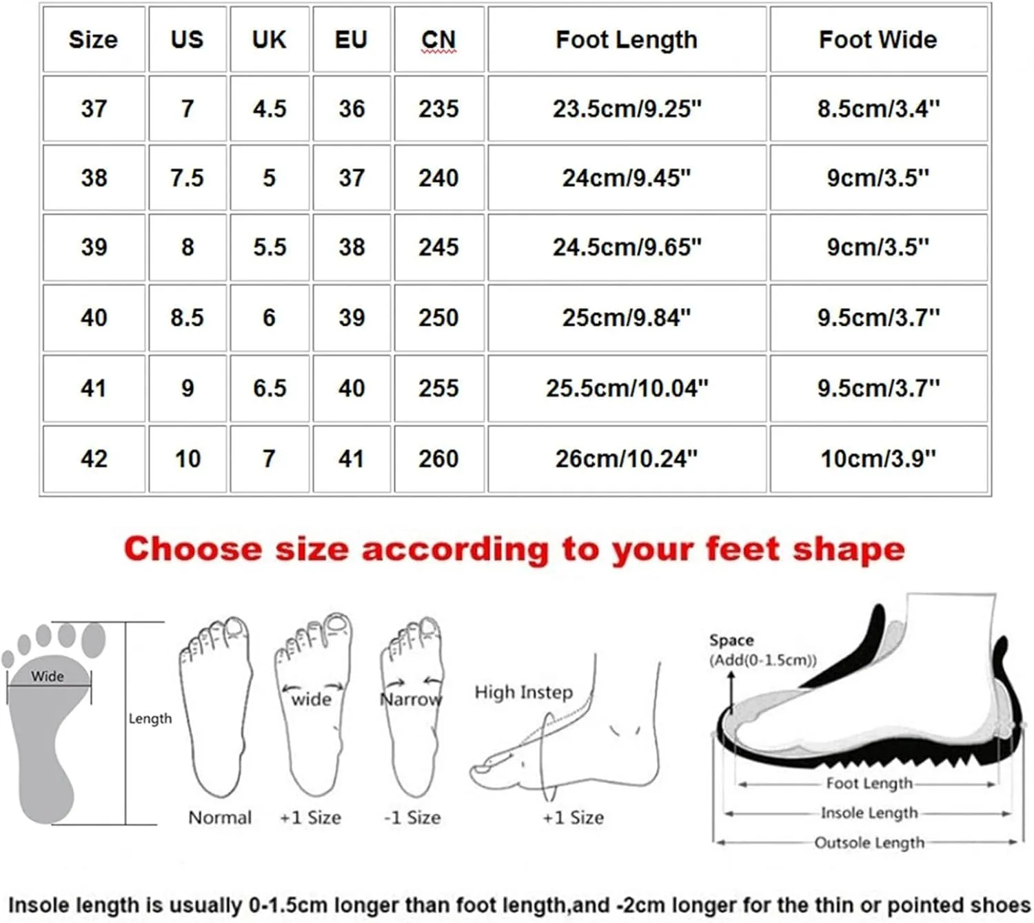 Platform Fashion Sneakers for Women, Breathable V Cut Chunky Bottom Flats Slip On Loafers,Anti Skid Thick Mid Heels Low Top Work Nurse Driving Walking Shoes
