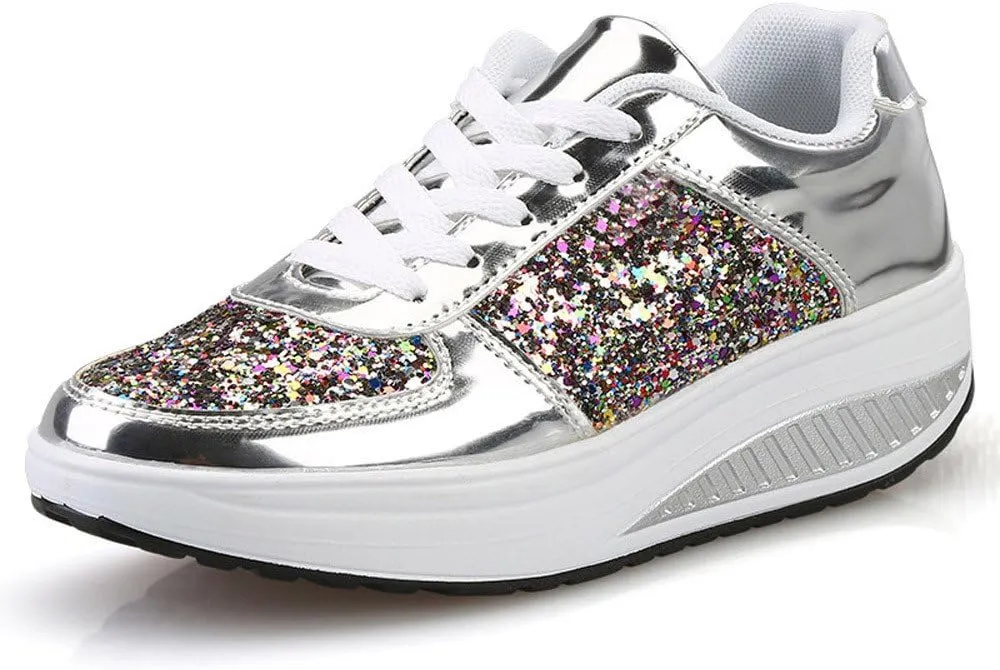 Platform Sneakers Wide Width Dress Shoes for Women Mules for Women Flats Comfort Cute Casual Slip On Lightweight Womens Loafers with Arch Support Black Sneakers for Men