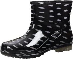 Rain Boots Women Wide Feet Mens Grounded Footwear Small Heel Booties Non Slip Work Barefoot Shoes Women's Mid Calf Rain Boots Waterproof Fashion Womens Chelsea Boots