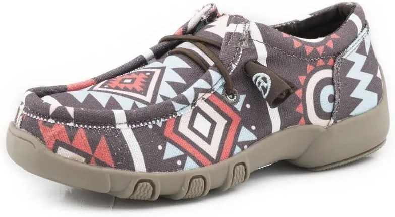 ROPER Kids Chillin Aztec Canvas Casual Shoe