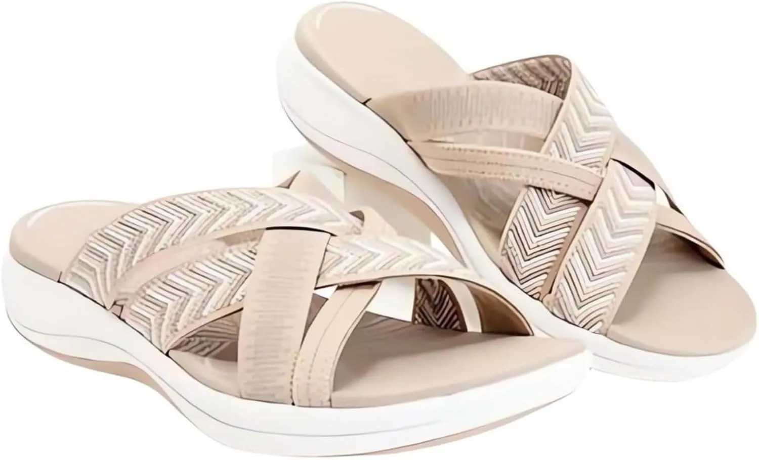 Sandals For Women 2024 Comfortable Orthopedic Slippers Arch Support Slides for Plantar Fasciitis Orthotic Flip Flops