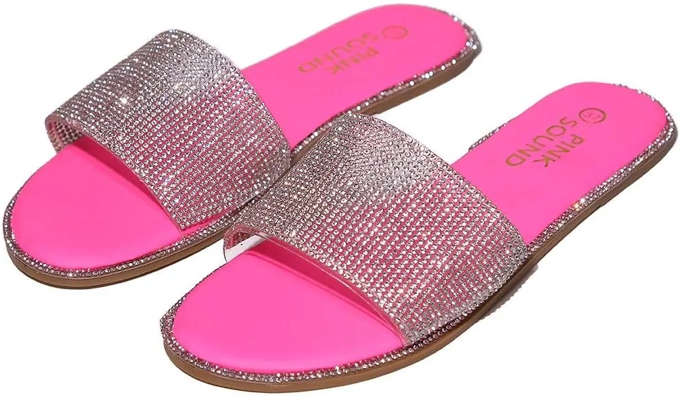 Sandals for Women Platform,2020 Crystal Comfy Platform Sandal Summer Beach Travel Shoes Sandal Ladies Flip Flops
