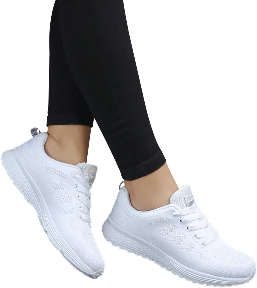 Sneakers for Men White Tennis Shoes Women Mules for Women Flats Round Toe Flats Comfortable Women Loafers Shoes Casual White Platform Sneakers