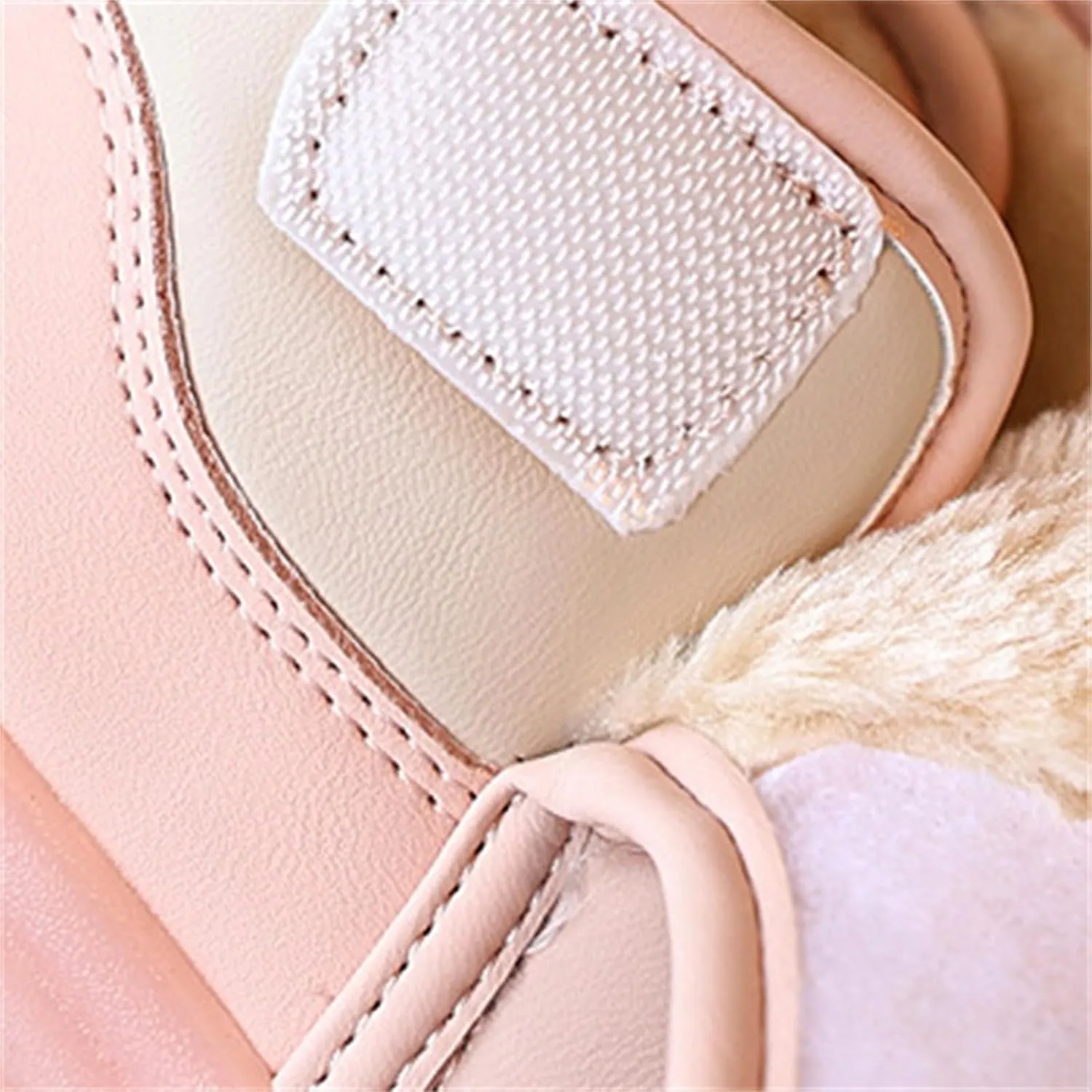 Toddler Glitter Light Up Snow Booties Baby Boys Girls Infant Soft Warm Shoes Thick Cotton Comfy Loafers Velvet Shoes