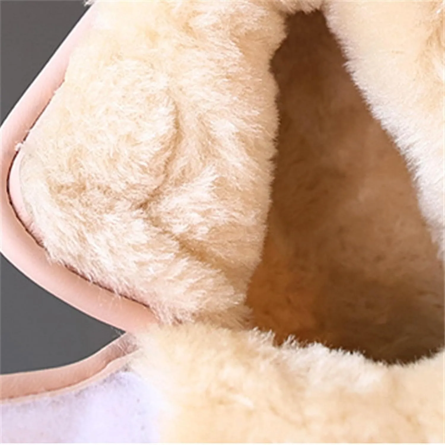Toddler Glitter Light Up Snow Booties Baby Boys Girls Infant Soft Warm Shoes Thick Cotton Comfy Loafers Velvet Shoes