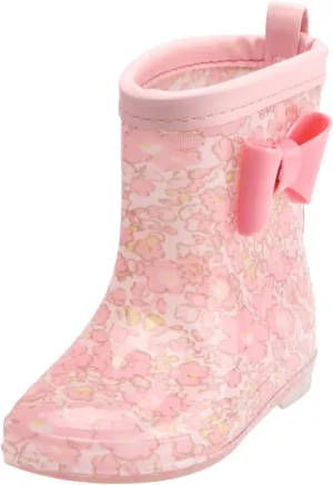 Toddler Rain Boots Rain Boots Short Rain Boots for Toddler Easy On Lightweight Girl Boots Waterproof Ankle Boots