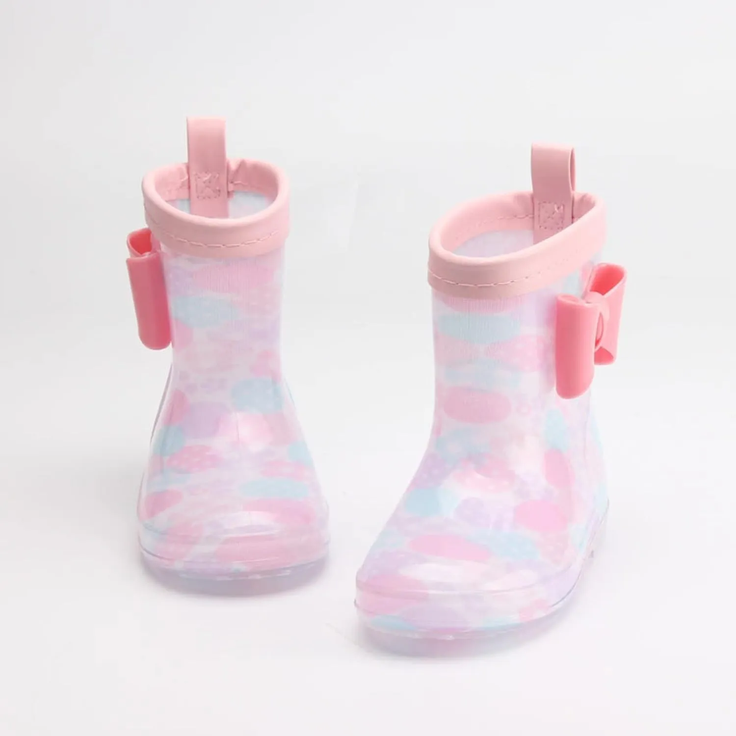 Toddler Rain Boots Rain Boots Short Rain Boots for Toddler Easy On Lightweight Girl Boots Waterproof Ankle Boots