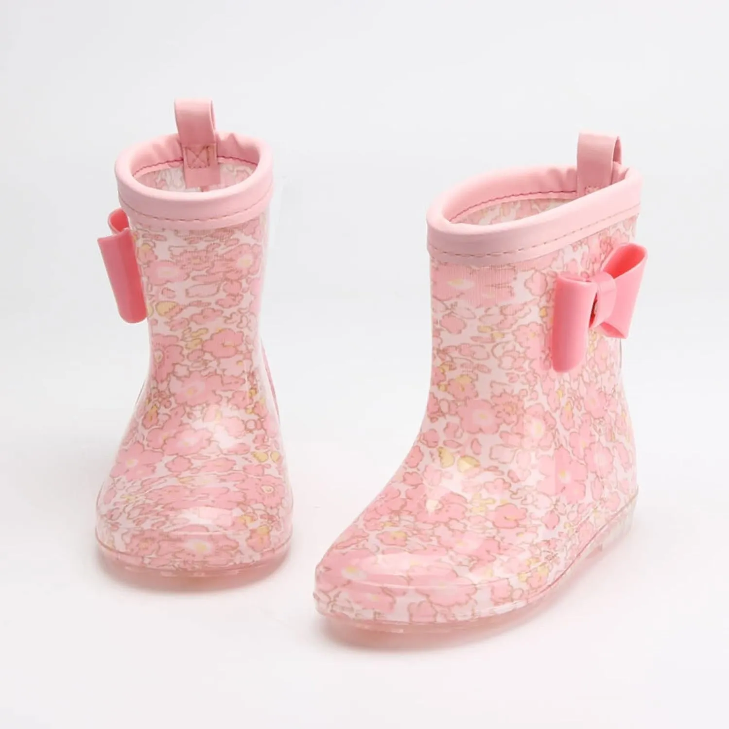 Toddler Rain Boots Rain Boots Short Rain Boots for Toddler Easy On Lightweight Girl Boots Waterproof Ankle Boots