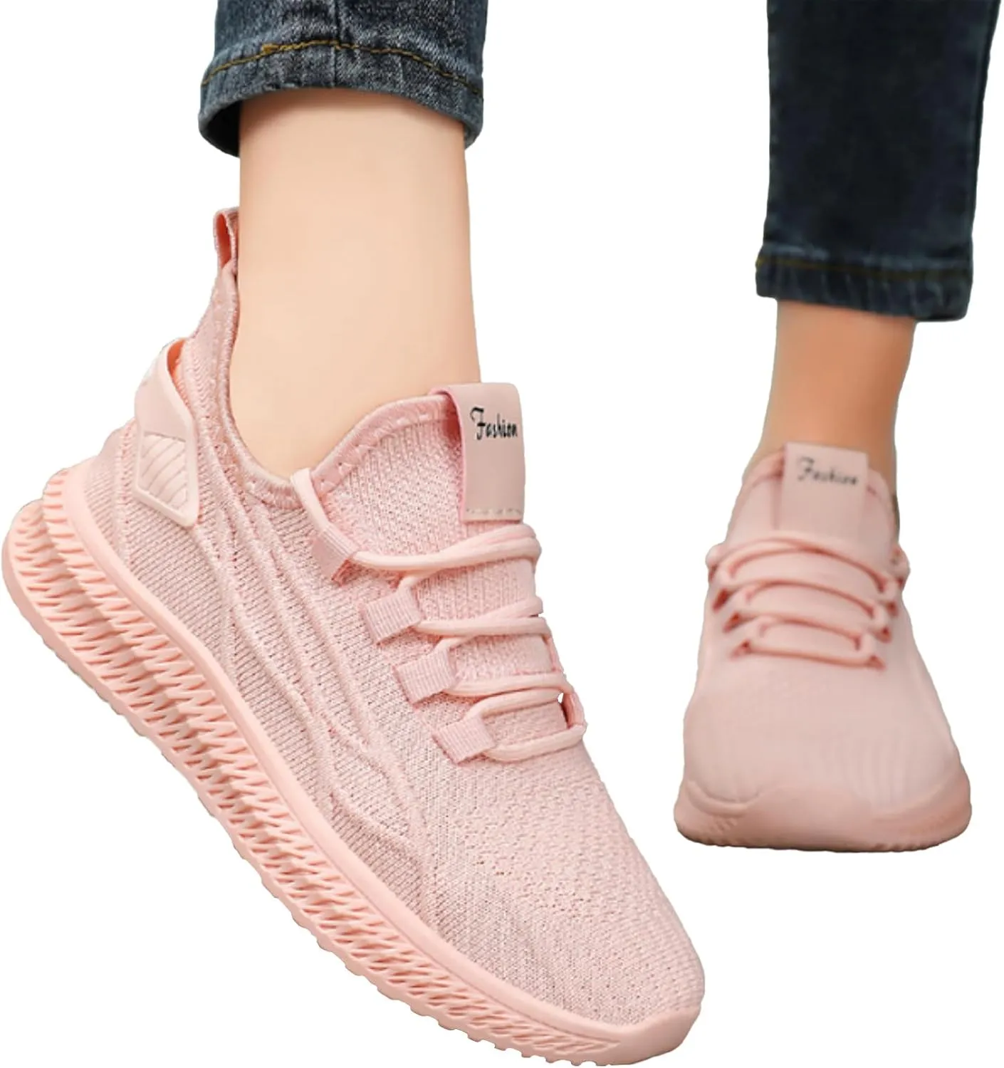 Walking Shoes Women Sneakers for Women Womens Loafers with Arch Support Indoor and Outdoor Soft Sole Fashion Christmas Shoes Men Round Toe Slip On Casual