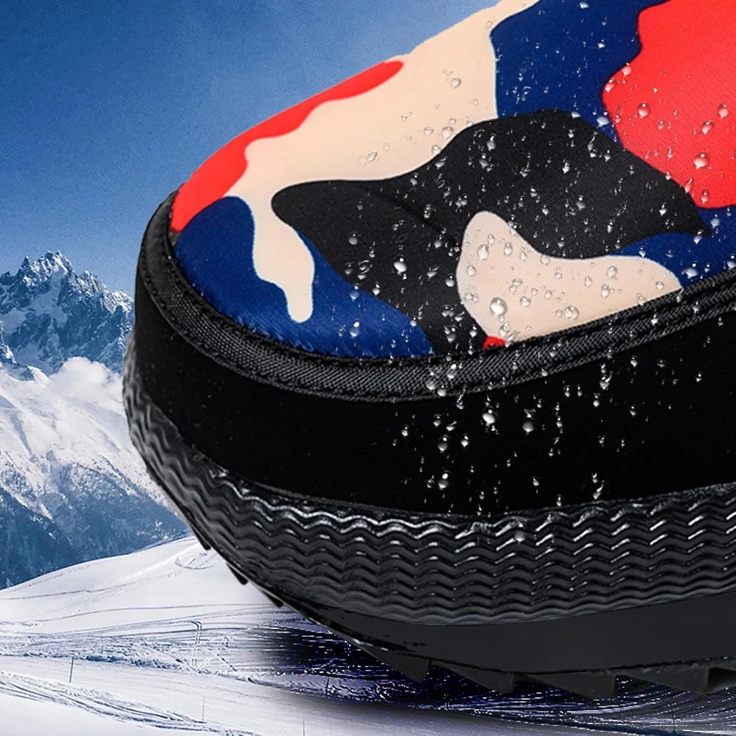 Winter Boots for Women Wide Width Sporty Slip On Boots Womens Snow Boots Winter Shoes Warm Fur Lined Winter Shoes for Women Waterproof Womens Rain Boots Men's Snow Booties