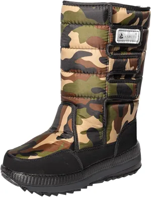 Winter Boots for Women Wide Width Sporty Slip On Boots Womens Snow Boots Winter Shoes Warm Fur Lined Winter Shoes for Women Waterproof Womens Rain Boots Men's Snow Booties