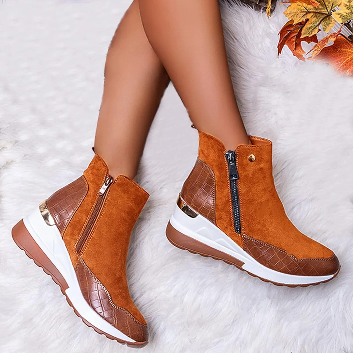 Womens Boots Winter Waterproof Adults Snow Boots Slip On Snow Boots Womens Winter Ankle Boots Ladies Snow Boot Women Short Womens Dress Shoes Men Snow Booties