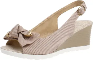 Womens Espadrilles Platform Wedge Sandals Summer Beach Shoes Open Toe Platform Wedges Heels Summer Dressy Shoes Comfortable Low Wedges Sandal