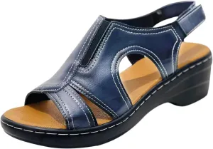 Women's Orthopedic Arch Support Sandals Comfort Walking Beach Flat Sandals Dressy Summer Comfortable Wedge Sandals Shoes