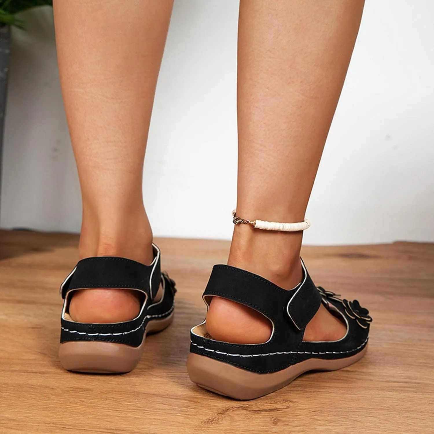 Womens Recovery Sandals Comfortable Orthopedic Slides Wedge Slippers Ladies Slip On Lightweight Eva Platform Shoes for Summer Beach Oceanside Holiday Outdoor