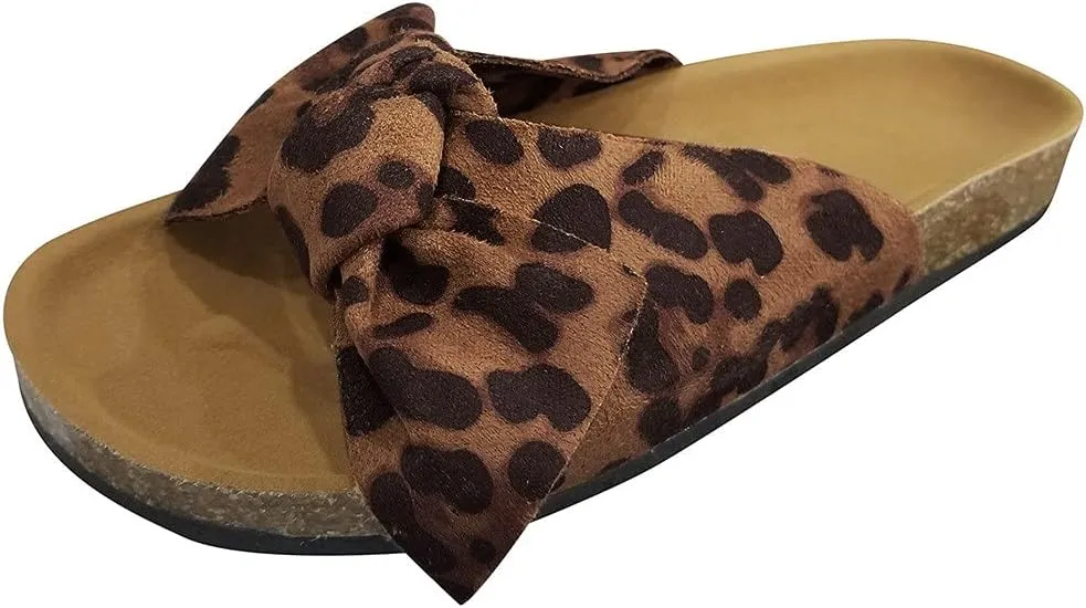 Women's Sandals Dressy, Sandals for Women Slides Sandals Bow Knot Espadrille Platform Sandals Slip On Sandals