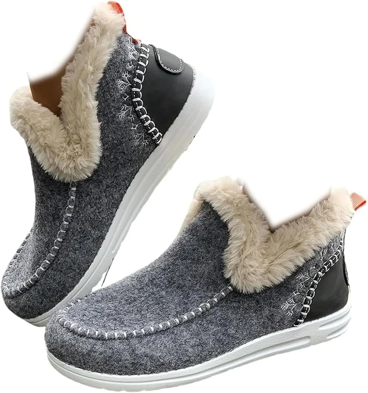 Womens Shoes Casual Women's Fashion Sneakers Slip On Loafers for Women Dressy Fashion Casual Comfy Soft Christmas Print Shoes Women Comfort Cute Casual Slip On Lightweight