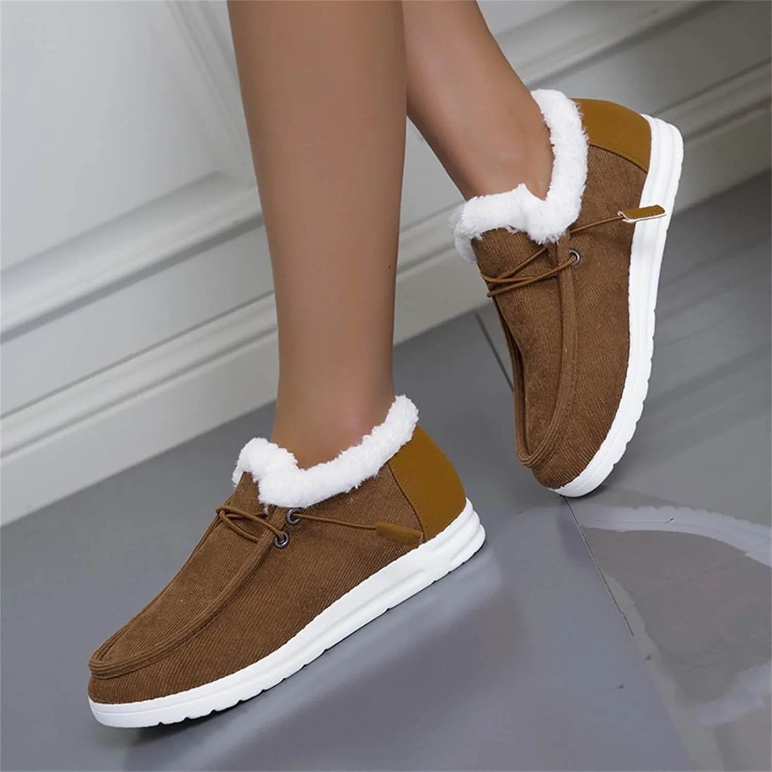 Womens Shoes Fall 2024Womens White Sneakers Mens Loafers Casual Slip On Solid Color Comfy Casual Christmas Shoes for Women Athletic Comfortable Dressy Slip on