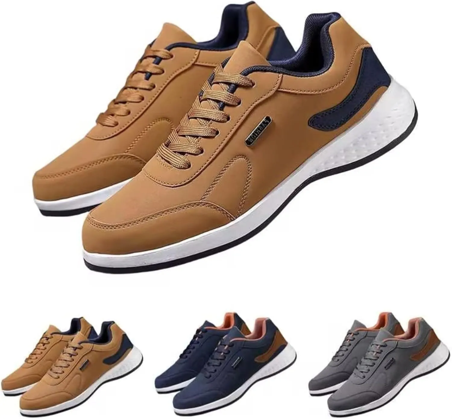 Womens Sneakers Casual Shoes for Men Men's Casual Slip-on Loafers Wide Toe Box Trendy Casual Womens Loafers with Arch Support White Platform Sneakers for Women