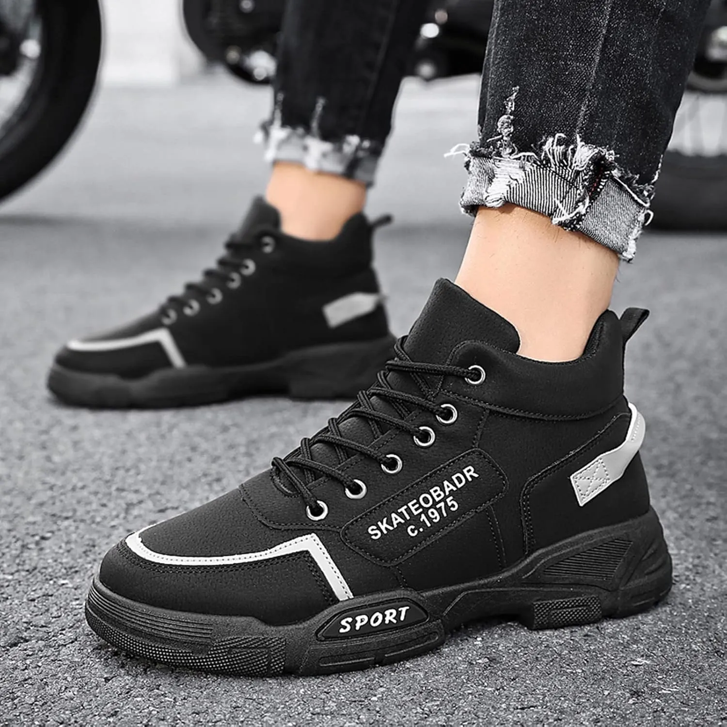 Women's White Fashion Sneakers Sneakers for Men Running Shoes for Men Wide Toe Box Trendy Casual Women Loafers Dress Sneakers Men Slip On