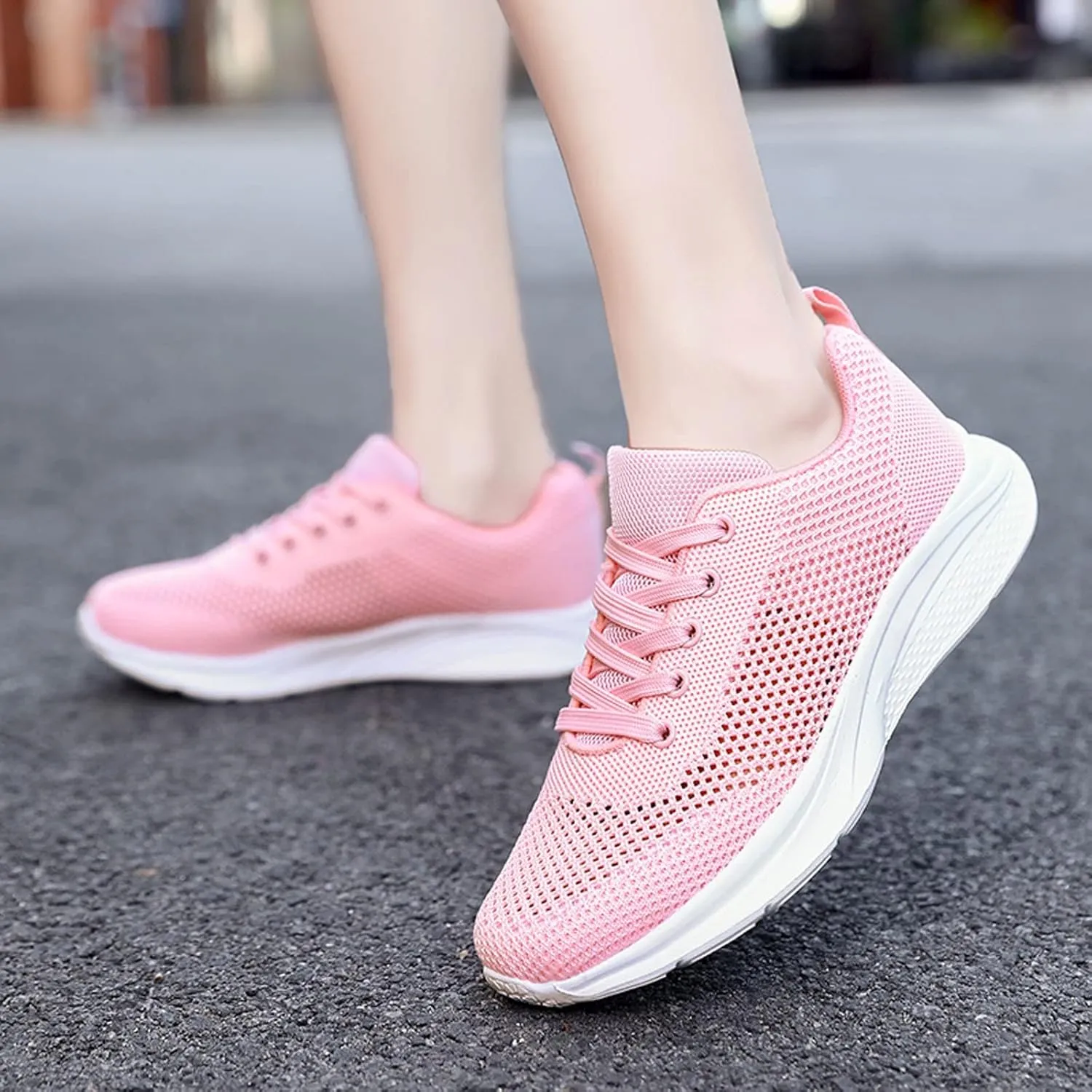 Womens White Tennis Shoes Black Sneakers for Women Men's Running Shoes Comfortable Dressy Slip on Black Loafers Women Platform Women's Sneakers with Arch Support