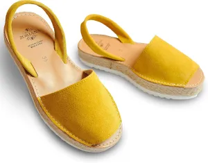ZORIANA Sandals for Women Handmade Leather, Dressy, Comfortable Sling Back Shoes Flat - Fashion Exclusively Made in Spain - Avarca Summer Trending Slingback Shoes 2023, 100% Spanish Genuine Leather