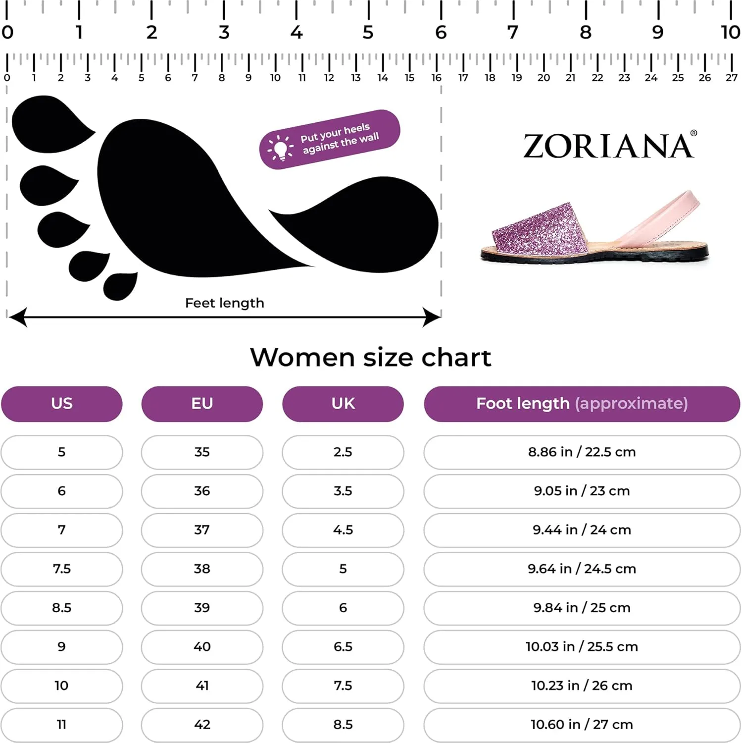 ZORIANA Sandals for Women Handmade Leather, Dressy, Comfortable Sling Back Shoes Flat - Fashion Exclusively Made in Spain - Avarca Summer Trending Slingback Shoes 2023, 100% Spanish Genuine Leather