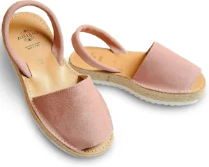 ZORIANA Sandals for Women Handmade Leather, Dressy, Comfortable Sling Back Shoes Flat - Fashion Exclusively Made in Spain - Avarca Summer Trending Slingback Shoes 2023, 100% Spanish Genuine Leather