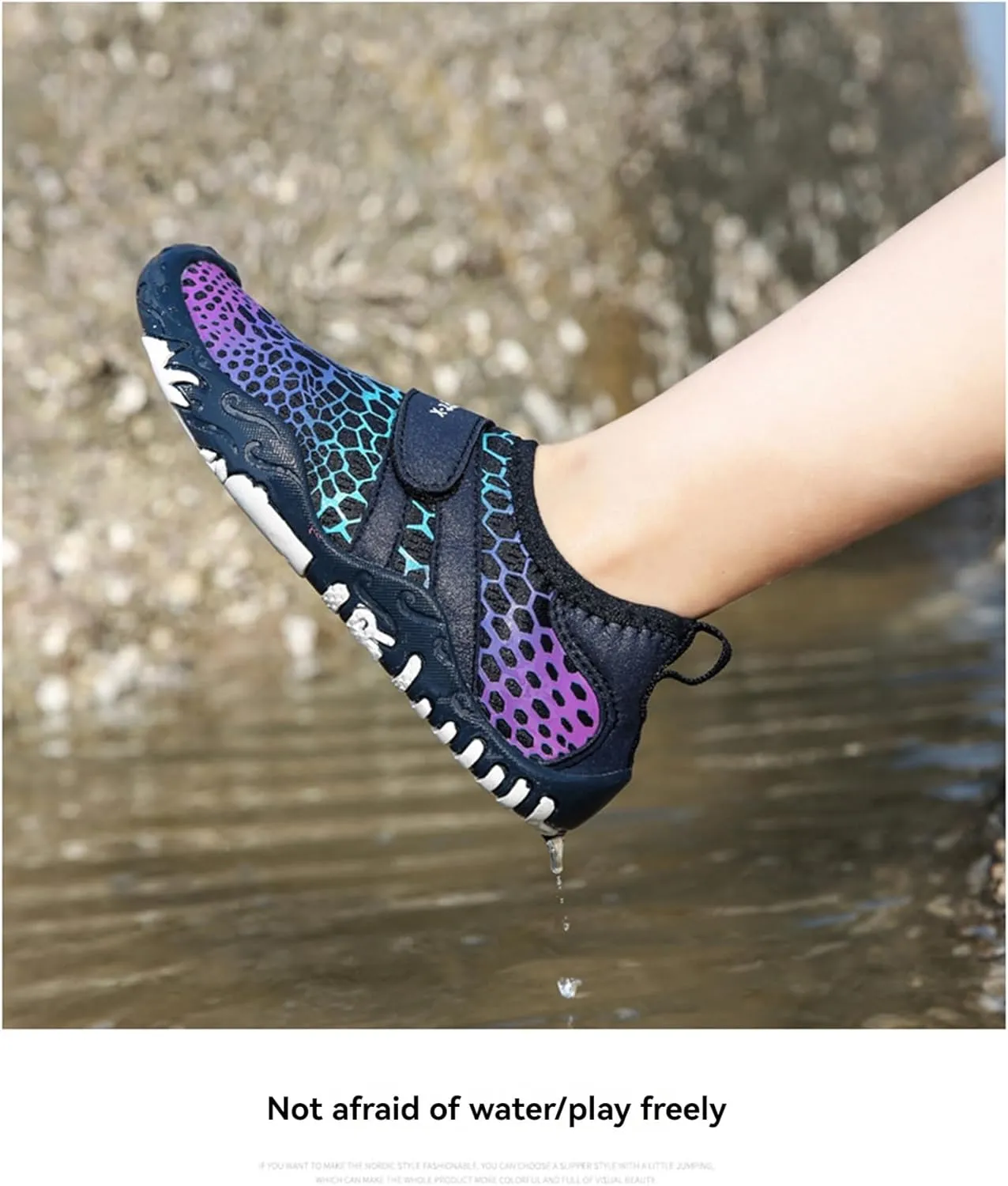 ZWRXW Barefoot Shoes Kids Wide Toe Box Quick Dry Lightweigt Waterproof Breathable Non-Slip Hiking Footwear Comfort Anti-Slip Walking Shoes for Indoor Outdoor Toddler Little Big Kid